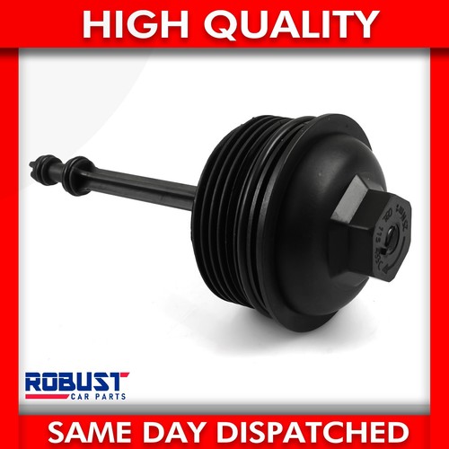 Oil filter cap with ring - oil, o'ring