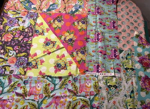 Tula pink fabric - tula, cuts-all