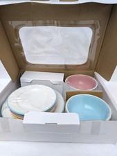 New IKEA DUKTIG Children’s Porcelain Plates & Bowls 12pc Play Set Ages 3+ Sealed