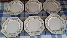 Vintage Johnson Brothers Eternal Beau Set of 6 x Side/Tea Plates 6" Diameter