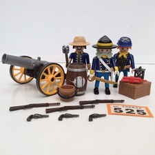 Playmobil Union Western Cannon Playset Vintage Civil War Toys Soldiers ACW