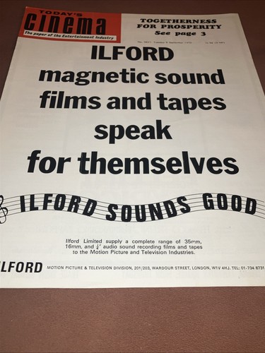 Today cinema 1970 - today’s,