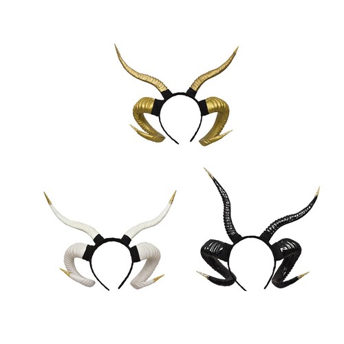 Devil sheep horn - horn, headband