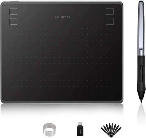 Huion hs64 drawing - huion, tablet