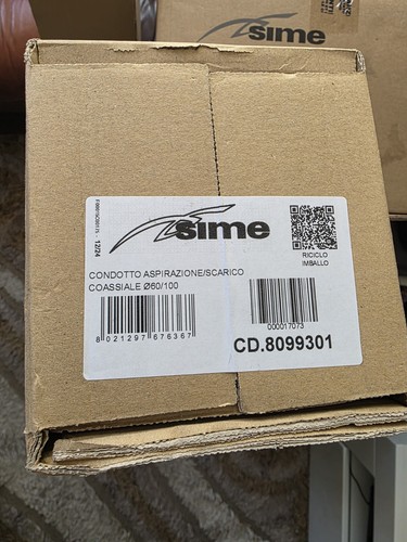 Sime water heater flue - water, cd