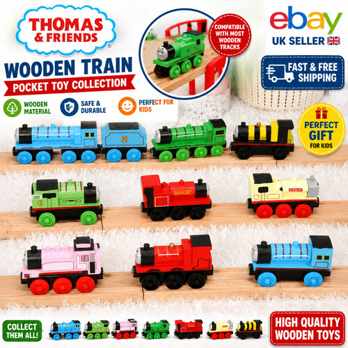 Wooden train toy thomas - train,
