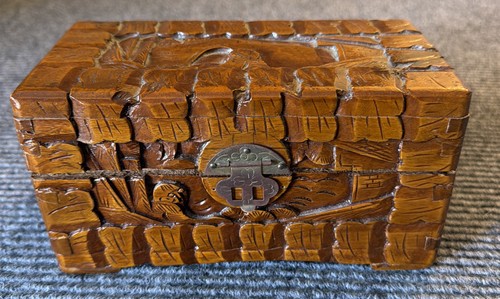 Antique vintage camphor wood - camphor,