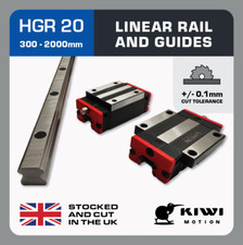 HGR 20mm Linear Slide Rail | HGH20CA HGW20CC Guide Block CNC | HIWIN Equivalent