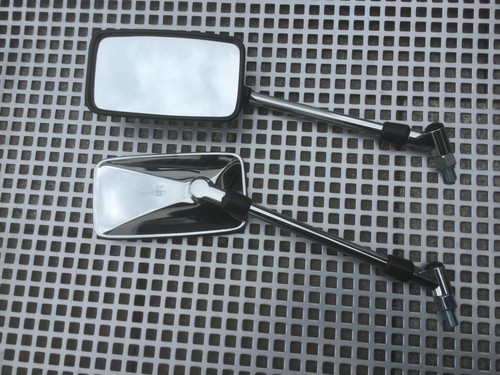 Pair mirrors stainless steel - pair,