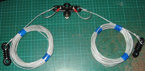 Mono band dipole - for, meters