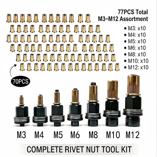 Manual rivet nut tool - 77,