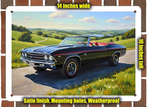 Metal sign 1969 chevrolet - 1969,