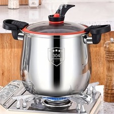 8 Litre Dual Handle Stainless