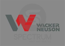Wacker Neuson Stickers/Decals - Various Sizes