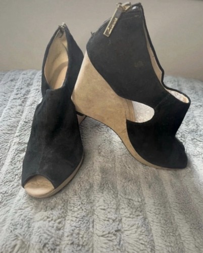 Clarks black beige - black/beige, suede