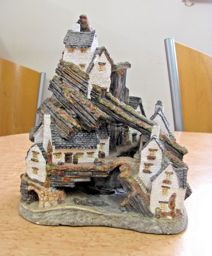 Fairy garden house sculptures - garden,