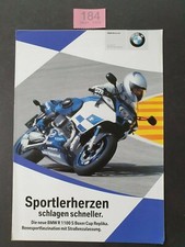 BMW R 1100 S BOXER CUP REPLIKA 6Pgs FOLDOUT BROCHURE 2002 GERMAN