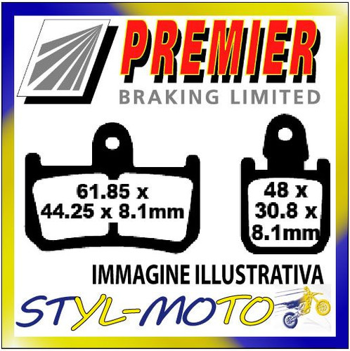 Front organic brake - front,