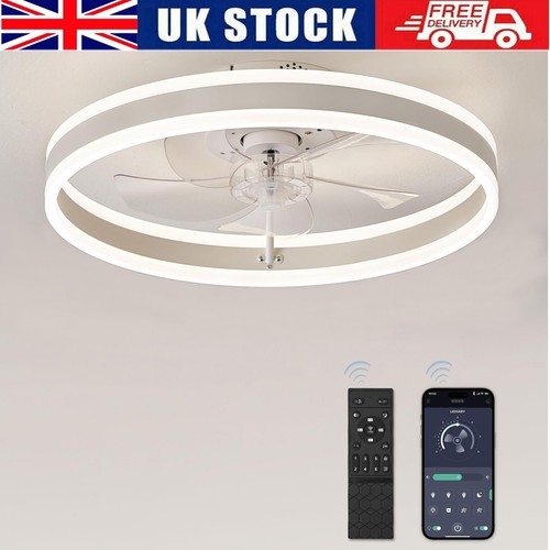 Large led ceiling - fan, light