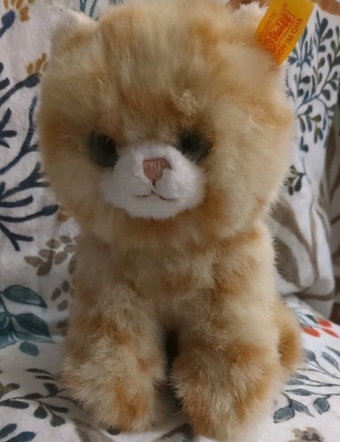 Steiff ginger tabby kitten - steiff,
