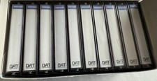 Maxell DM180 Very Rare Dat Cassettes 10 Pieces Preowned