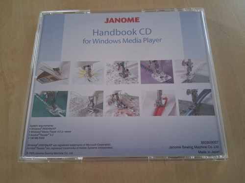 Janome sewing machine - janome, handbook