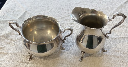 Silver plated sugar - sugar, and