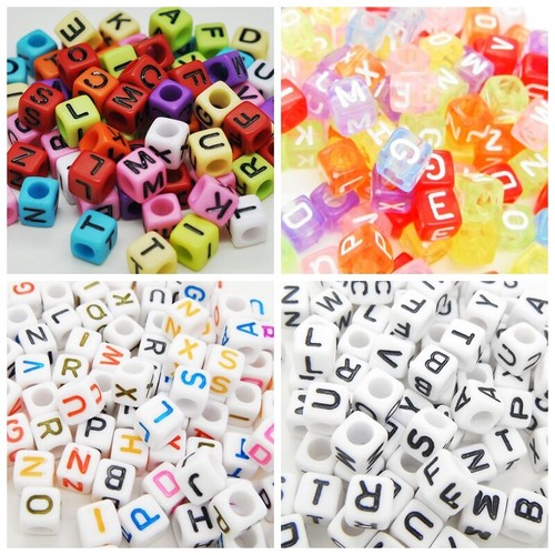 100 6mm mixed letter - 6mm,