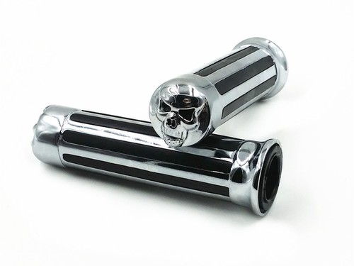 Motorcycle skull hand grip - motorcycle,