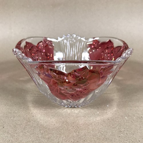 Vintage walther glass bowl - glass,