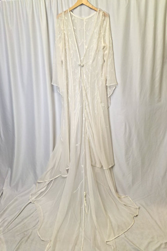 Bridal chiffon maxi - maxi, jacket
