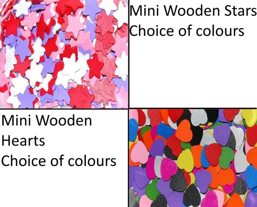 12mm small wooden coloured - 12mm,