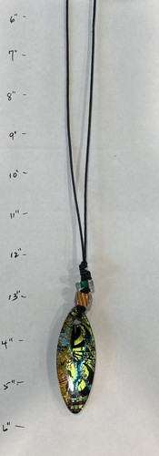 Necklace dichroic - 31”, necklace,