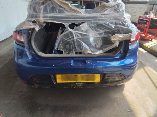 Rear bumper blue renault - bumper,