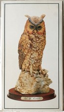 Owl figure from The Leonardo Collection. With original packaging. Fine porcelain
