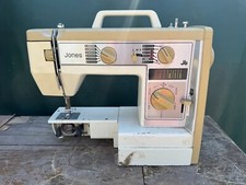 VINTAGE JONES ELECTRIC SEWING MACHINE RETRO STITCH SELECTOR WORKING ORDER