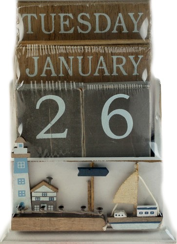 Nautical wooden perpetual - nautical,