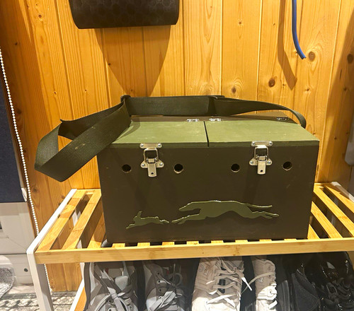 Wooden ferret carrying cage - wooden,