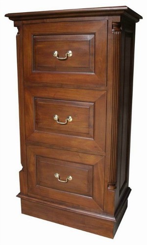 Mahogany filing cabinet - filing, file