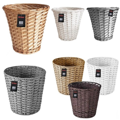 Wicker willow round basket - x,
