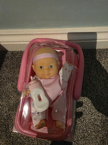 Baby doll with carry cot - baby, &
