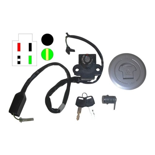 Ignition switch lock set - switch,