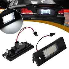 Pair LED License Number Plate Light For BMW E81 E87 F20 F21 E63 E64 E85 E86 E89