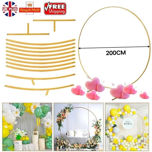 Round balloon arch stand - 2m,