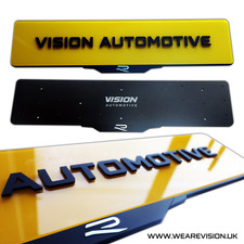 VW R Golf R Premium Number Plate Holder Surround | Personalise Your R Colour!