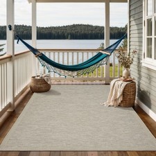 Outdoor Flatweave Rug Kitchen