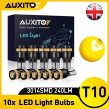 2x 12V 24V LED AMBER ORANGE