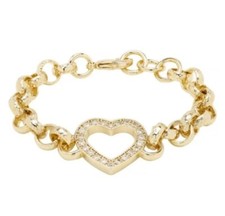 Belcher Bracelet 9ct Yellow Gold Mens Ladies Solid Chain 21cm Gold Filled