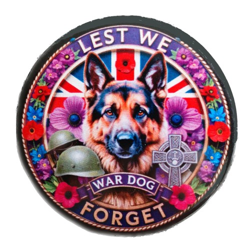 War dog printed 44mm - dog,