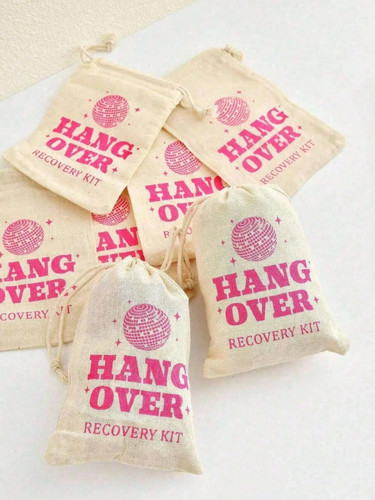 Hangover survival kit canvas - hangover,